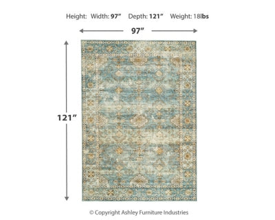 Harwins 8'1" x 10'1" Washable Rug