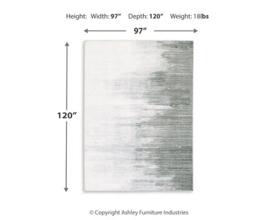 Milset 8'1" x 10' Washable Rug