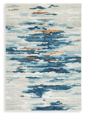 Vinlett 8' x 10' Washable Rug