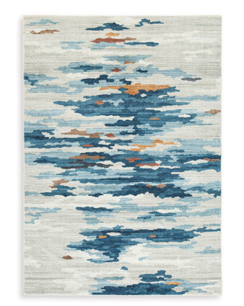 Vinlett 8' x 10' Washable Rug
