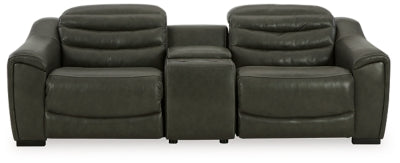 Center Line 3-Piece Power Reclining Loveseat with Console