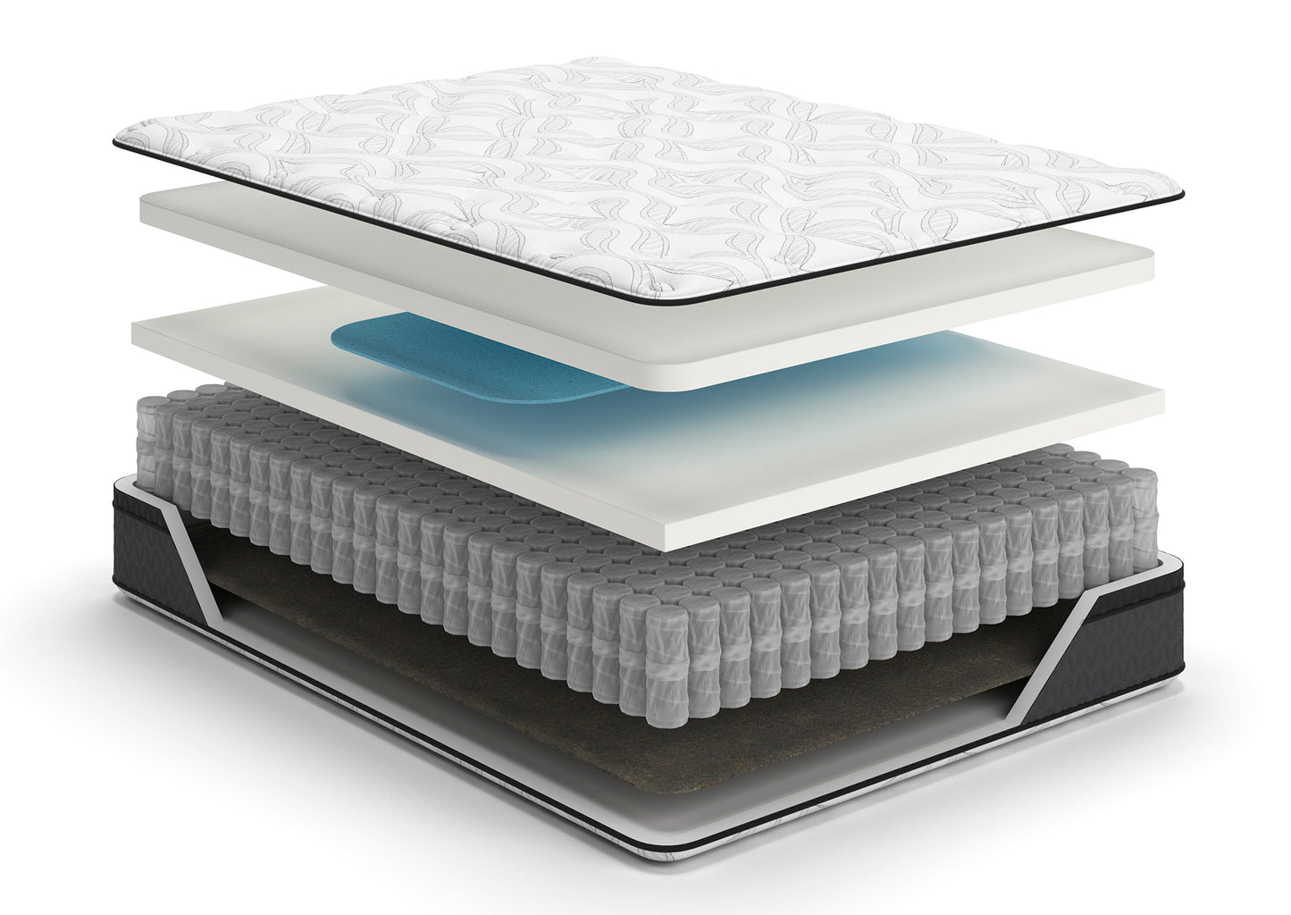 Colchón 2 plazas Pocketed Hybrid 12 inch - vista 4