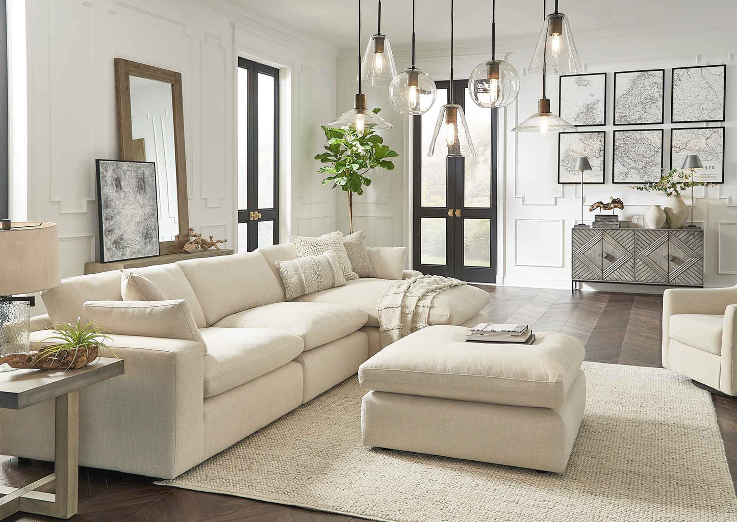 Ottoman oversized Elyza - vista 4