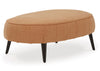 Ottoman oversized Hollyann rust