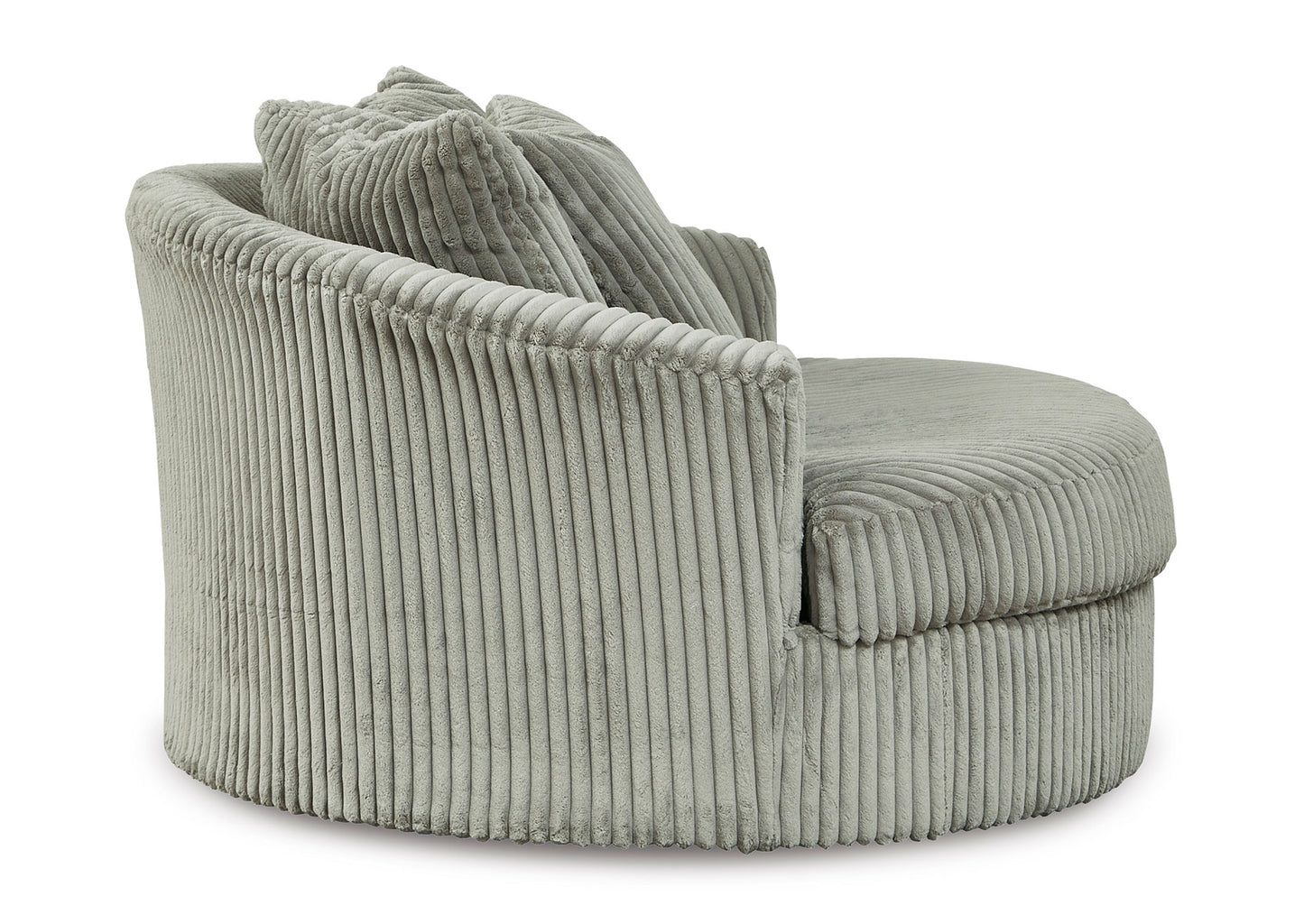 Sofá 1 cuerpo giratorio oversized Lindyn fog - vista 4