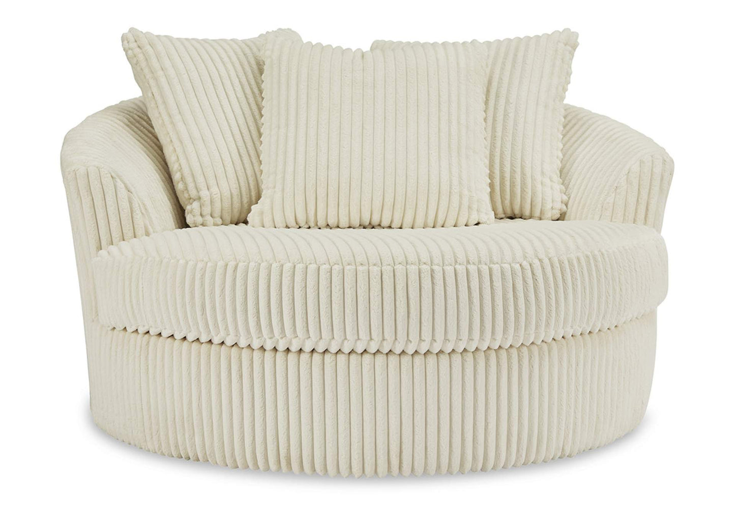 Sofá 1 cuerpo giratorio oversized Lindyn ivory - vista 3