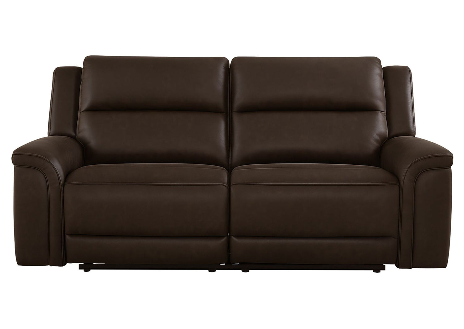 Sofá reclinable 2 cuerpos Trasimeno dark brown