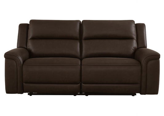 Sofá reclinable 2 cuerpos Trasimeno dark brown