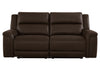 Sofá reclinable 2 cuerpos Trasimeno dark brown