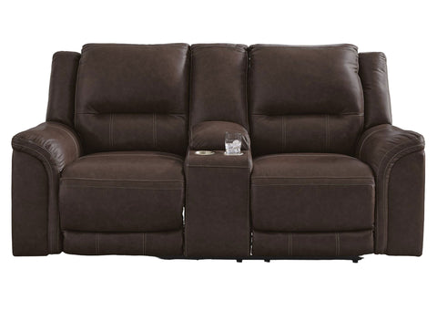 Sofá reclinable 2 cuerpos Trasimeno dark brown