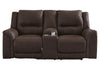 Sofá reclinable 2 cuerpos Trasimeno dark brown