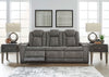 Sofá reclinable 3 cuerpos Next-Gen DuraPella Power slate